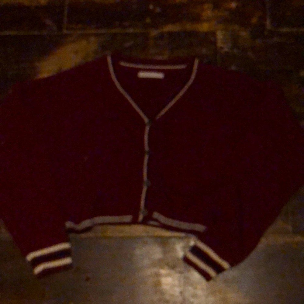 Active USA cropped sweater